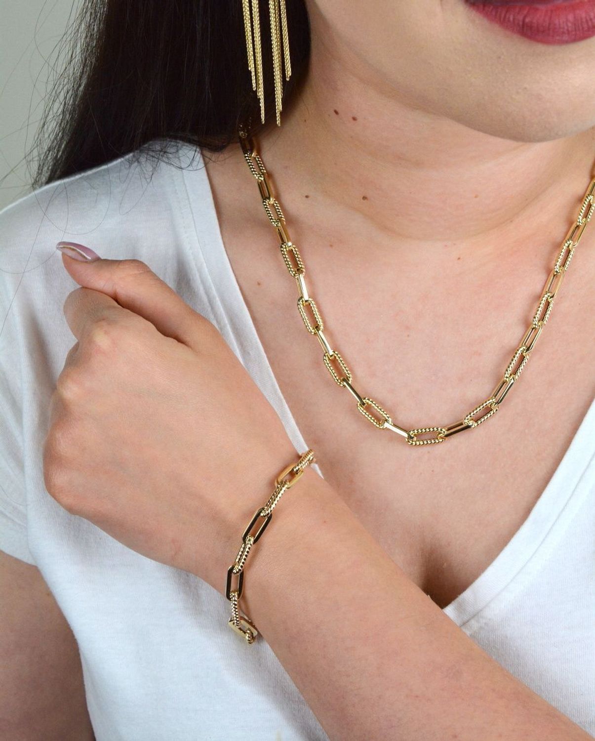 Złota bransoletka naprzemienne ogniwa DIA-BRA-K2000--585.jpg