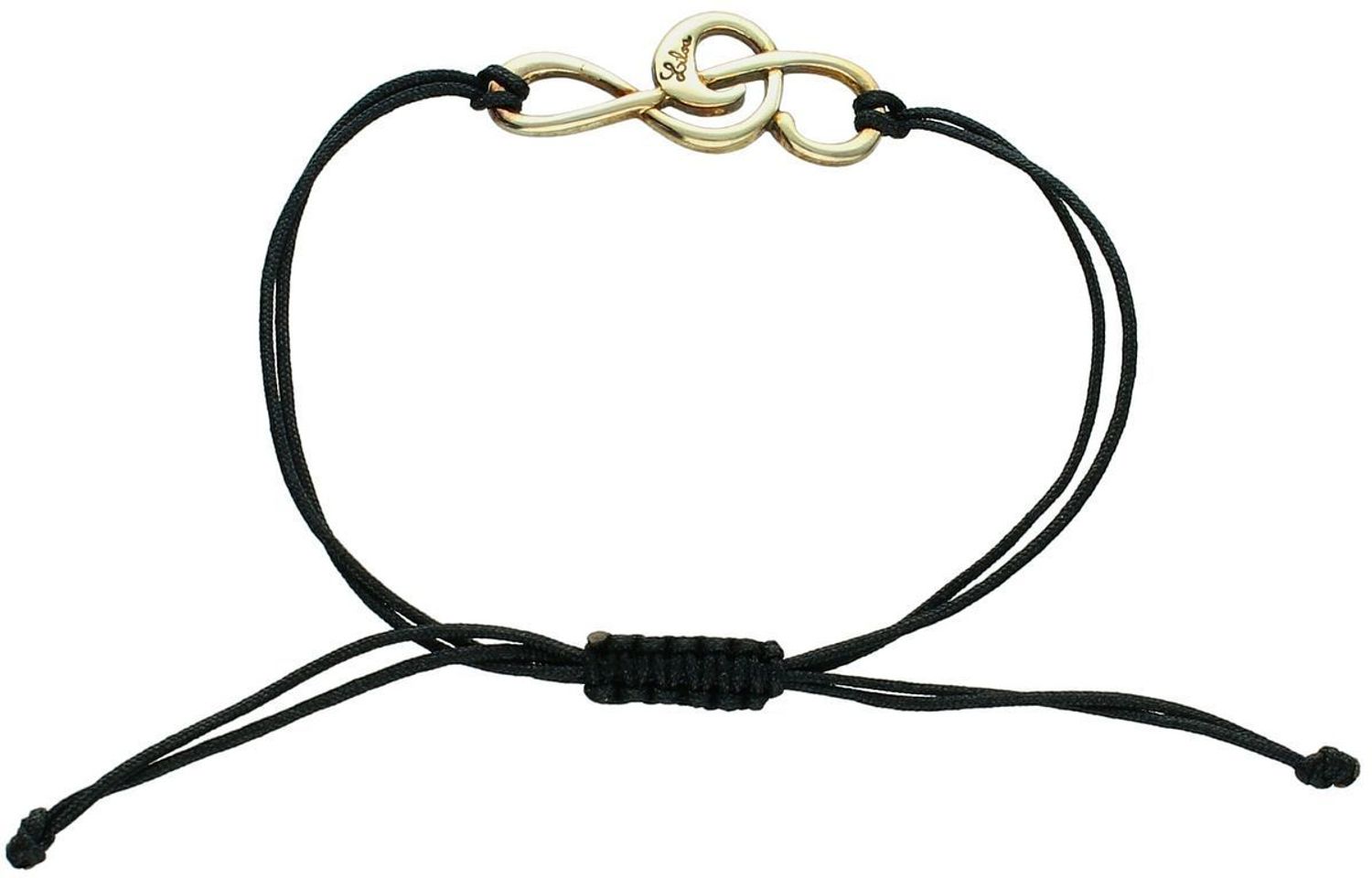 Muzyczna bransoletka damska na czarnym rzemyku z kluczem wiolinowym. Pozłacane srebro 925, zawieszka 3,0 x 1,1 cm, regulowane zapięcie. Idealna dla każdej miłośniczki muzyki.1.jpg