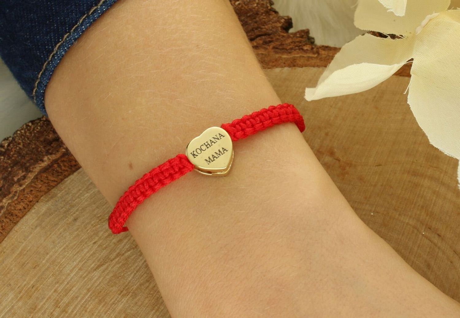 Bransoletka Srebrna Pozłacana z Czerwonym Sznureczkiem – KOCHANA MAMA, DIA-BRA-KOCHAM-CIĘ-925.jpg