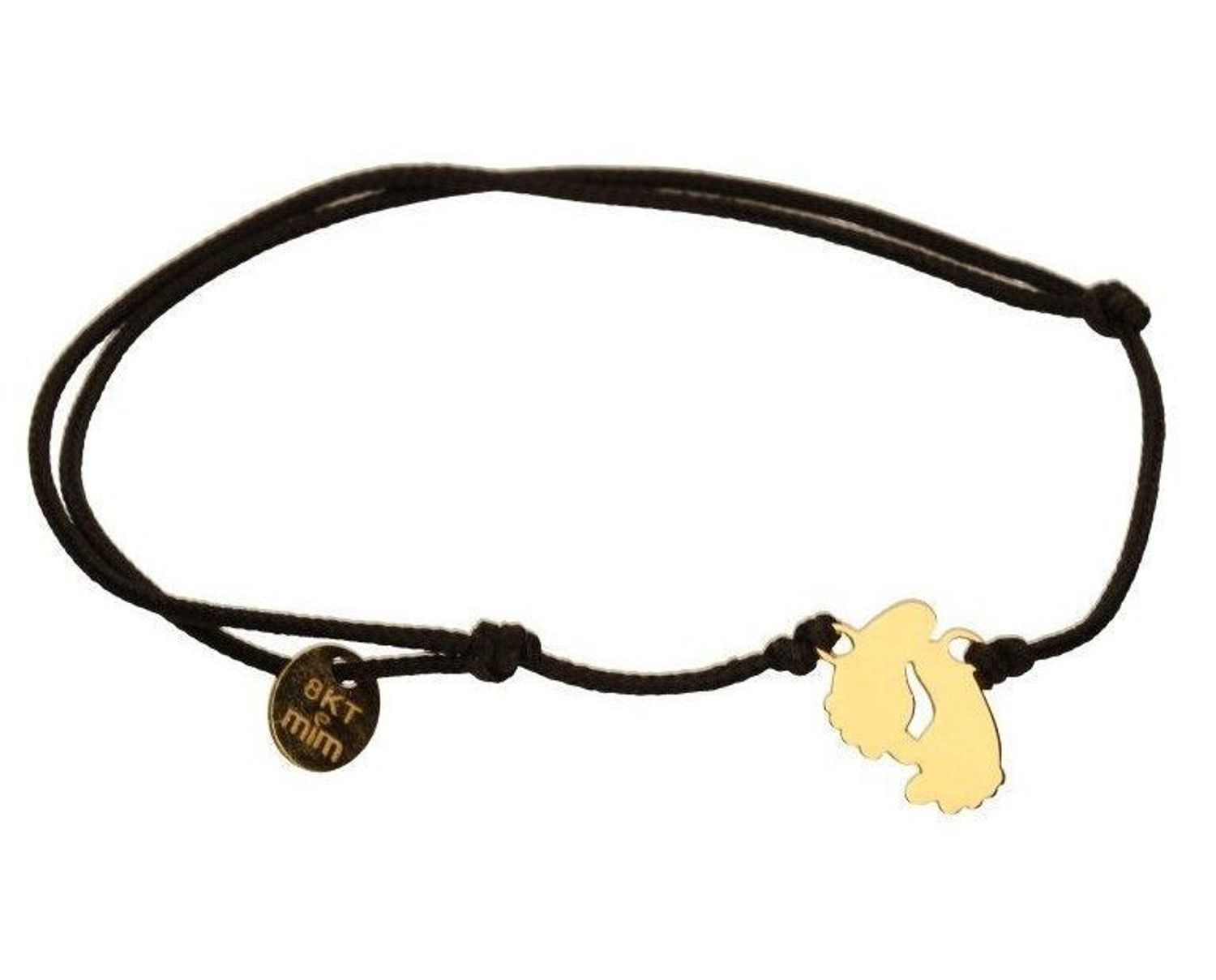 złota branbsoletka na sznurku dla młodej mamy. Zrob grawer LU062G8K.jpg