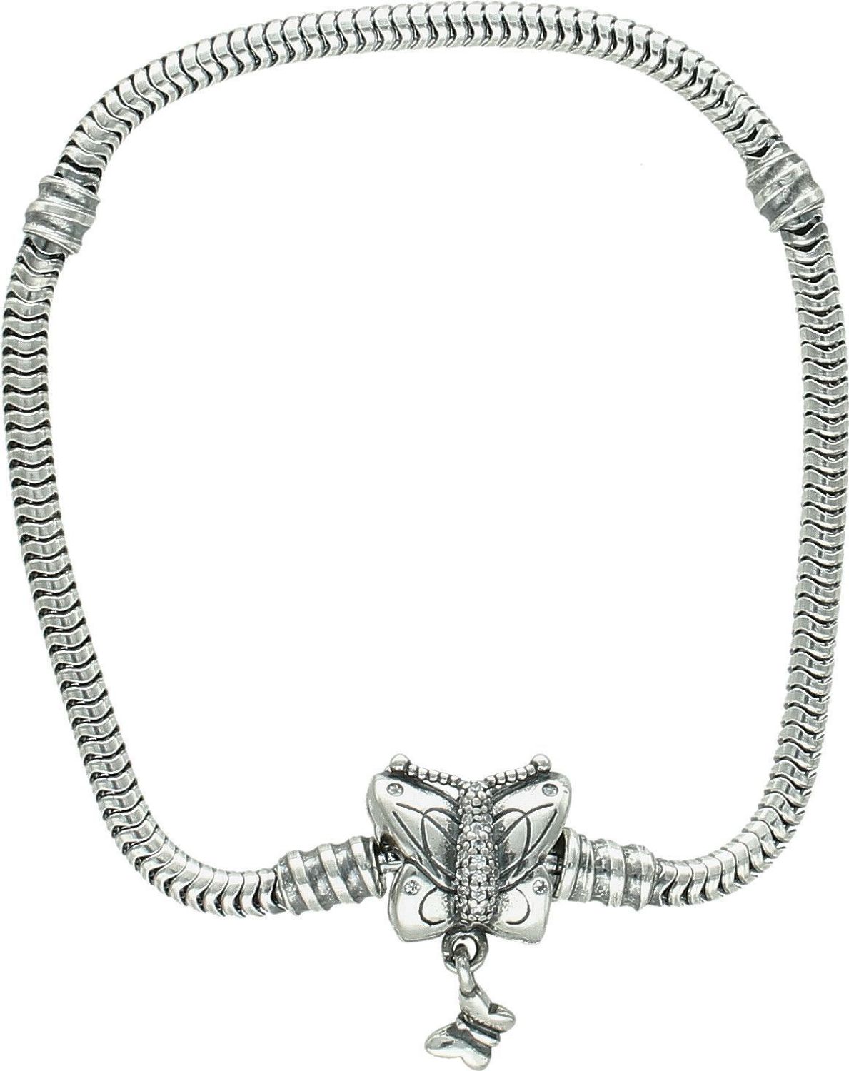 Srebrna bransoletka modułowa do charmsów 925 z motylkiem DIA-BRA-MOD5R-925.jpg