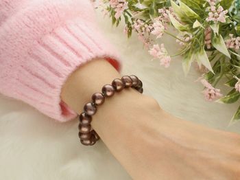 Bransoletka z brązowych pereł 10 mm – srebro 925  Głęboka elegancja  DIA-BRA-PERŁY-NATURALNE-13-925 (1).jpg