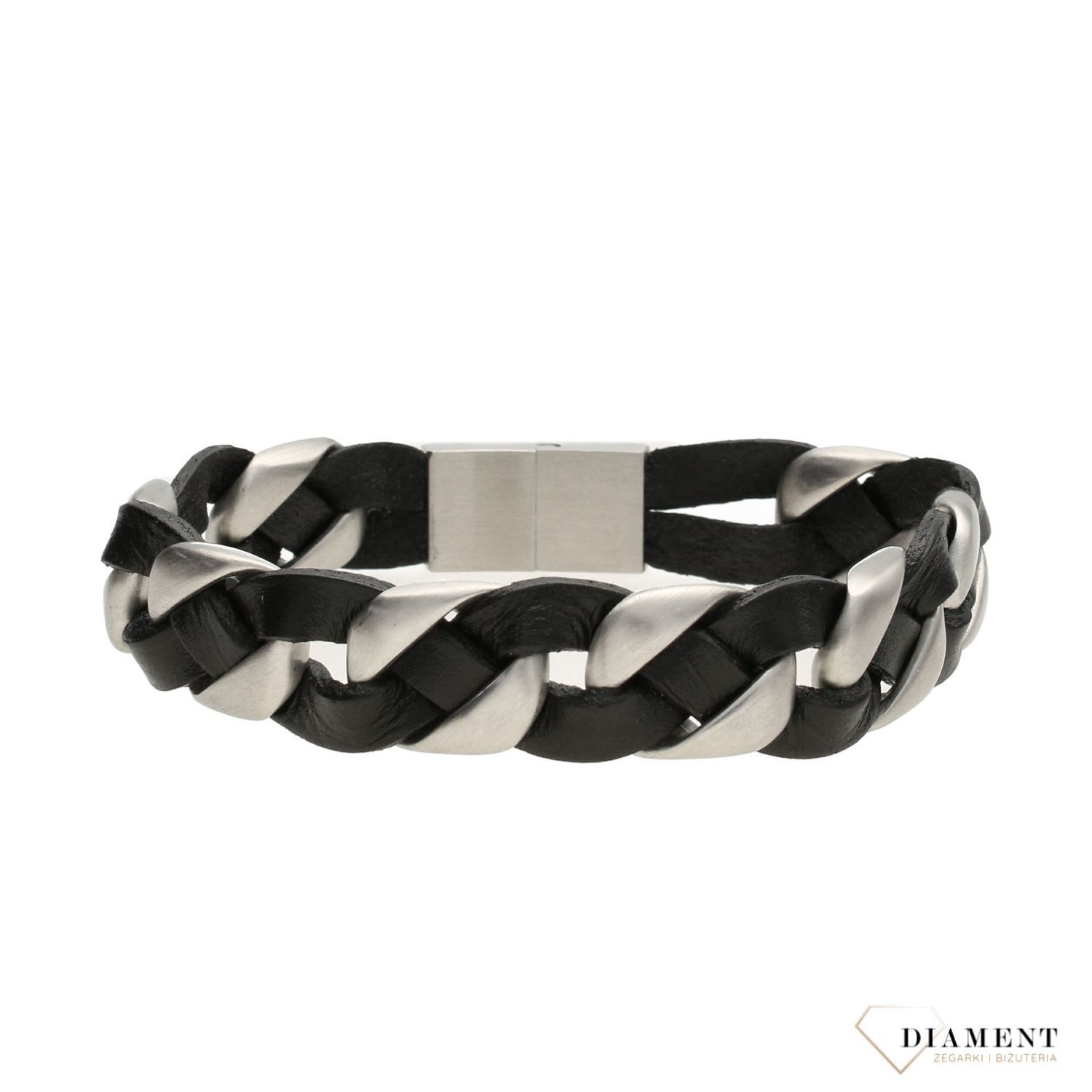 Biżuteria męska bransoletka  'Czarna stal' DIA-BRA-S1475264-STAL.jpg