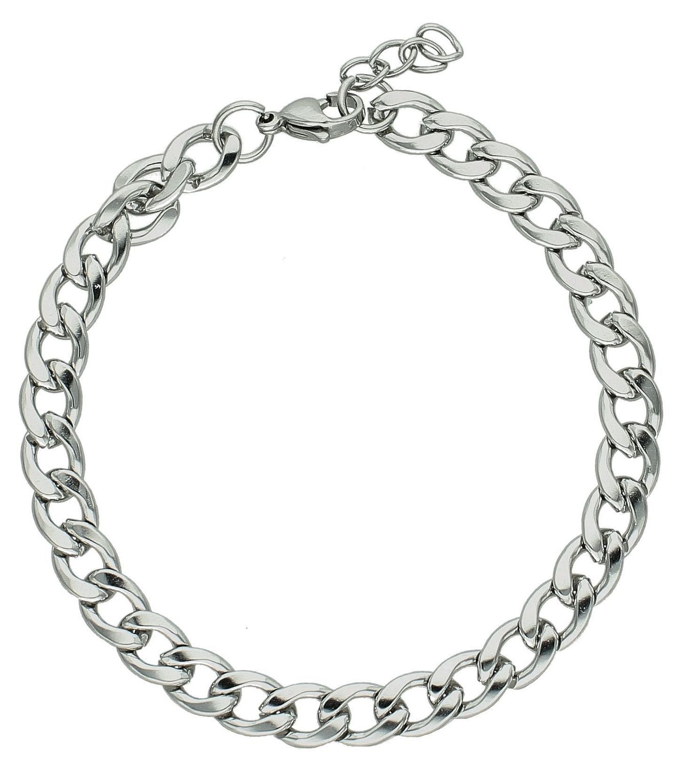 Bransoletka męska stalowa pancerka w srebrnym kolorze DIA-BRA-S6491426-STAL (2).jpg