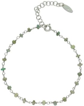 Srebrna bransoletka 925 z naturalnymi szmaragdami – model DIA-BRA-SZMARAGDY-925. Elegancka, lekka i pełna klasy. Długość 16 + 3 cm, waga 2,30 g. Doskonała na prezent lub specjalną okazję.1.jpg