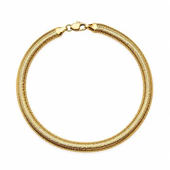 Złota Bransoletka 585 Damska Taśma 5 mm – 19 cm, 6,24 g Au.jpg