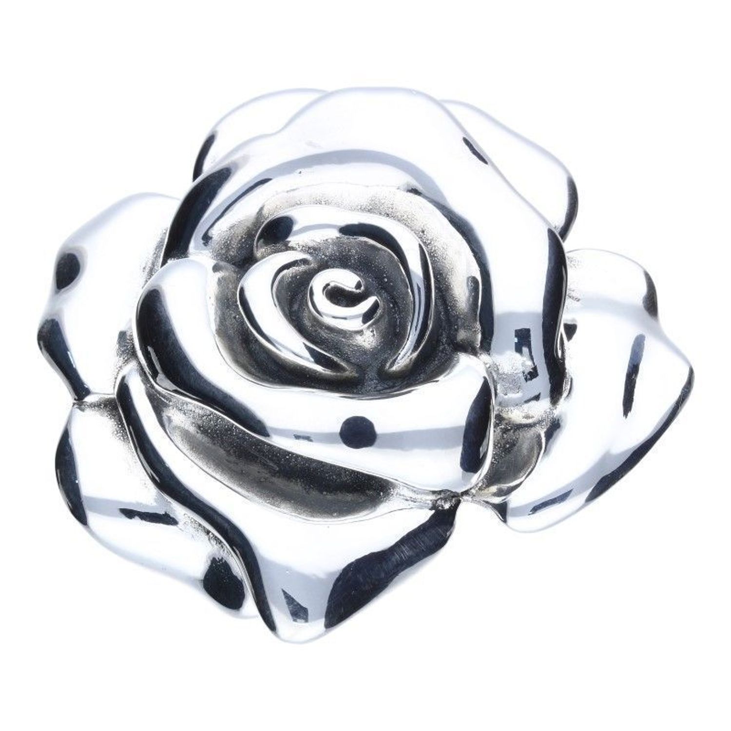 Srebrna broszka 'Kwitnąca róża' DIA-BRO-16123BH-925. Srebrna broszka w postaci róży to propozycja od Sklepu Jubilerskiego Diament. Biżuteria dla osoby, która lubi różnorodne i odważne dodatki w swoich stylizacjach. Broszka to.jpg