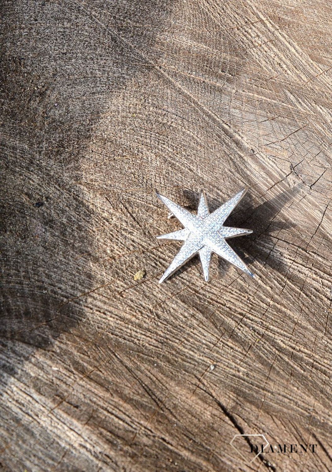 Srebrna broszka gwiazda z cyrkoniami DIA-BRO-2917-925.jpg