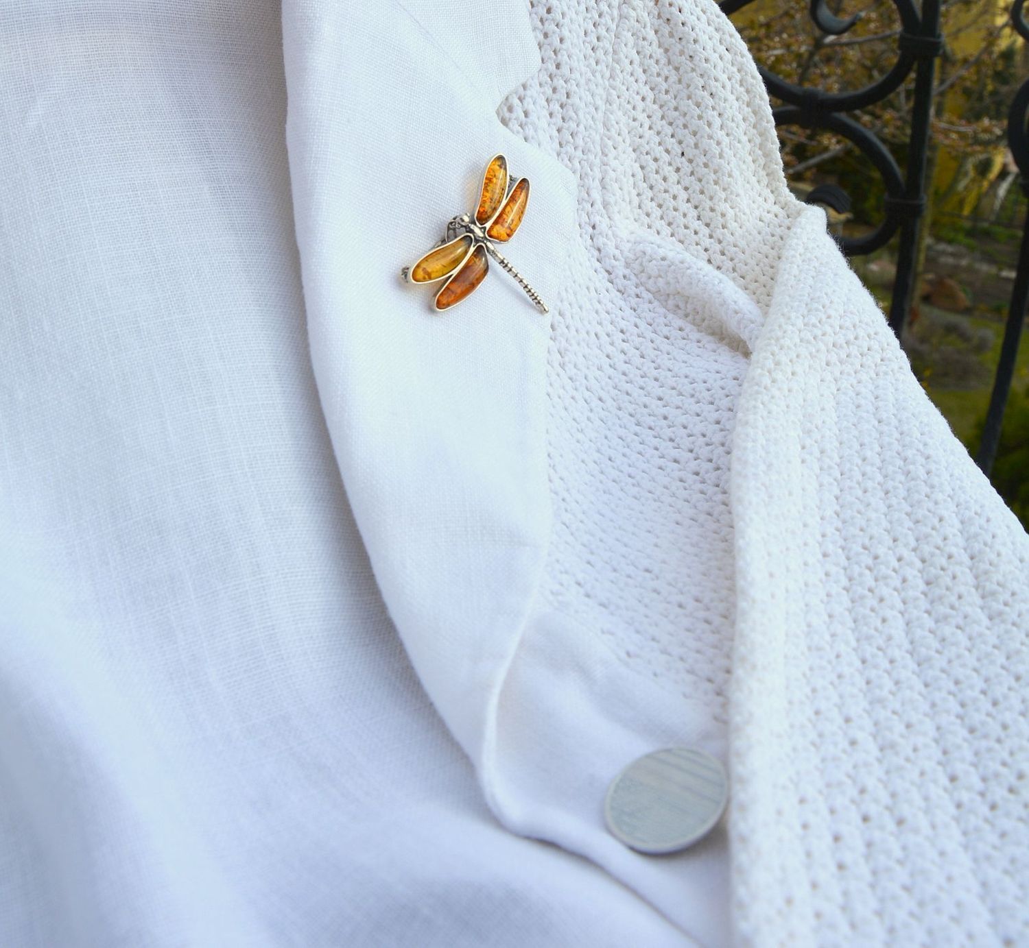 Srebrna broszka ważka z bursztynem DIA-BRO-2947-925.jpg