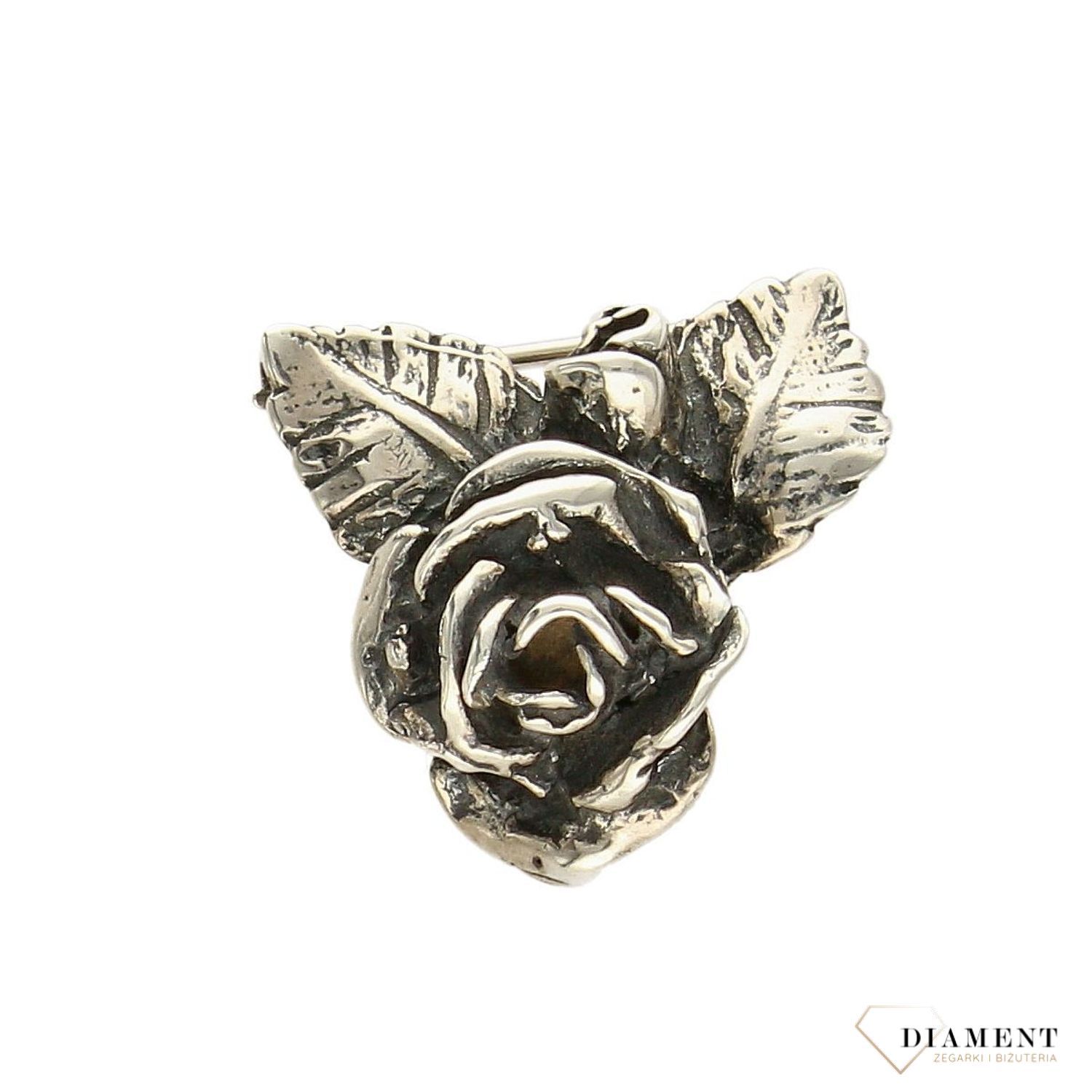 Srebrna broszka w kształcie Róży DIA-BRO-3349-925.jpg
