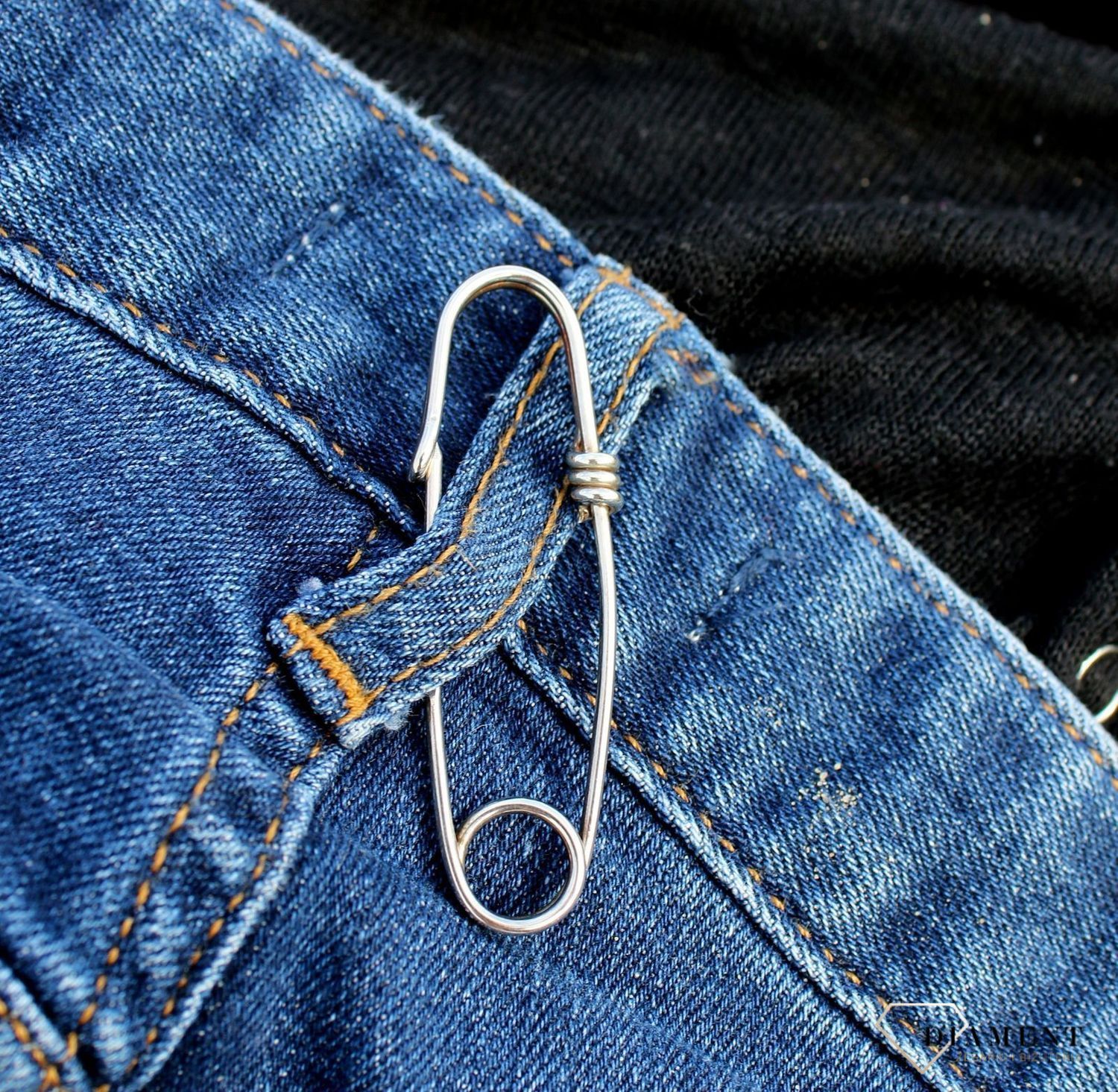 Srebrna broszka gładka agrafka DIA-BRO-3363-925.jpg