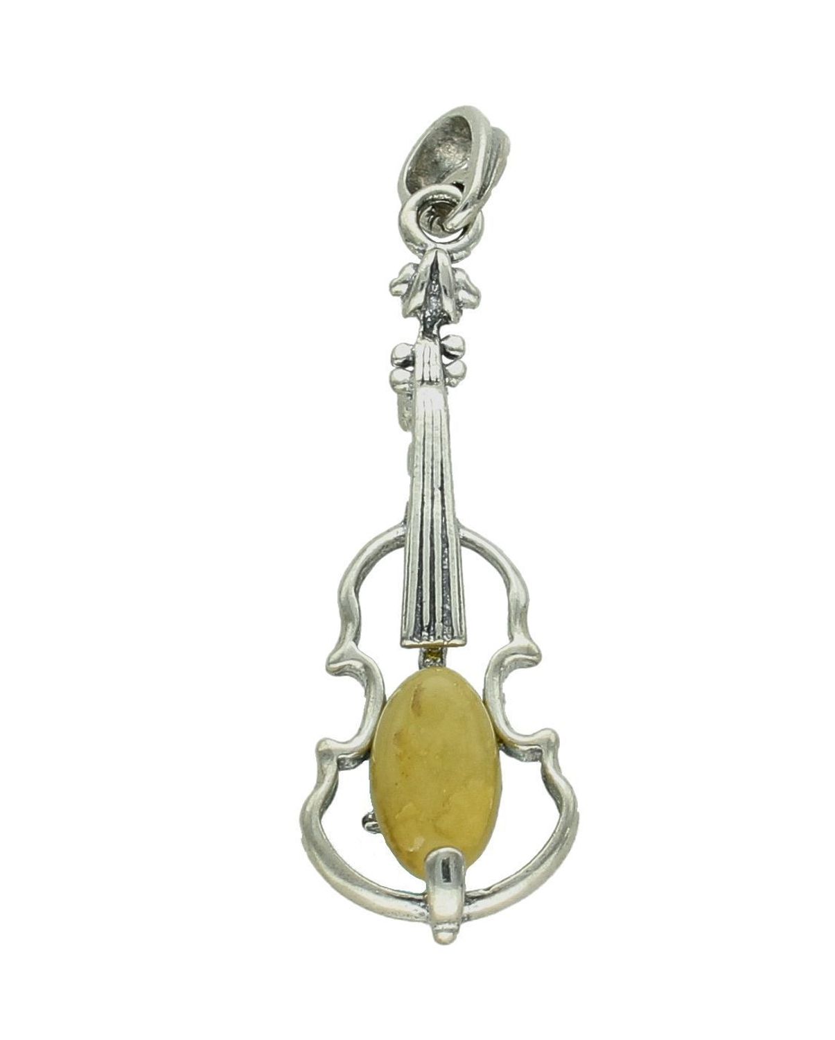 Srebrna broszka zawieszka damska 925 skrzypce z bursztynem mlecznym DIA-BRO-SKRZYPCE1-925 (2).jpg