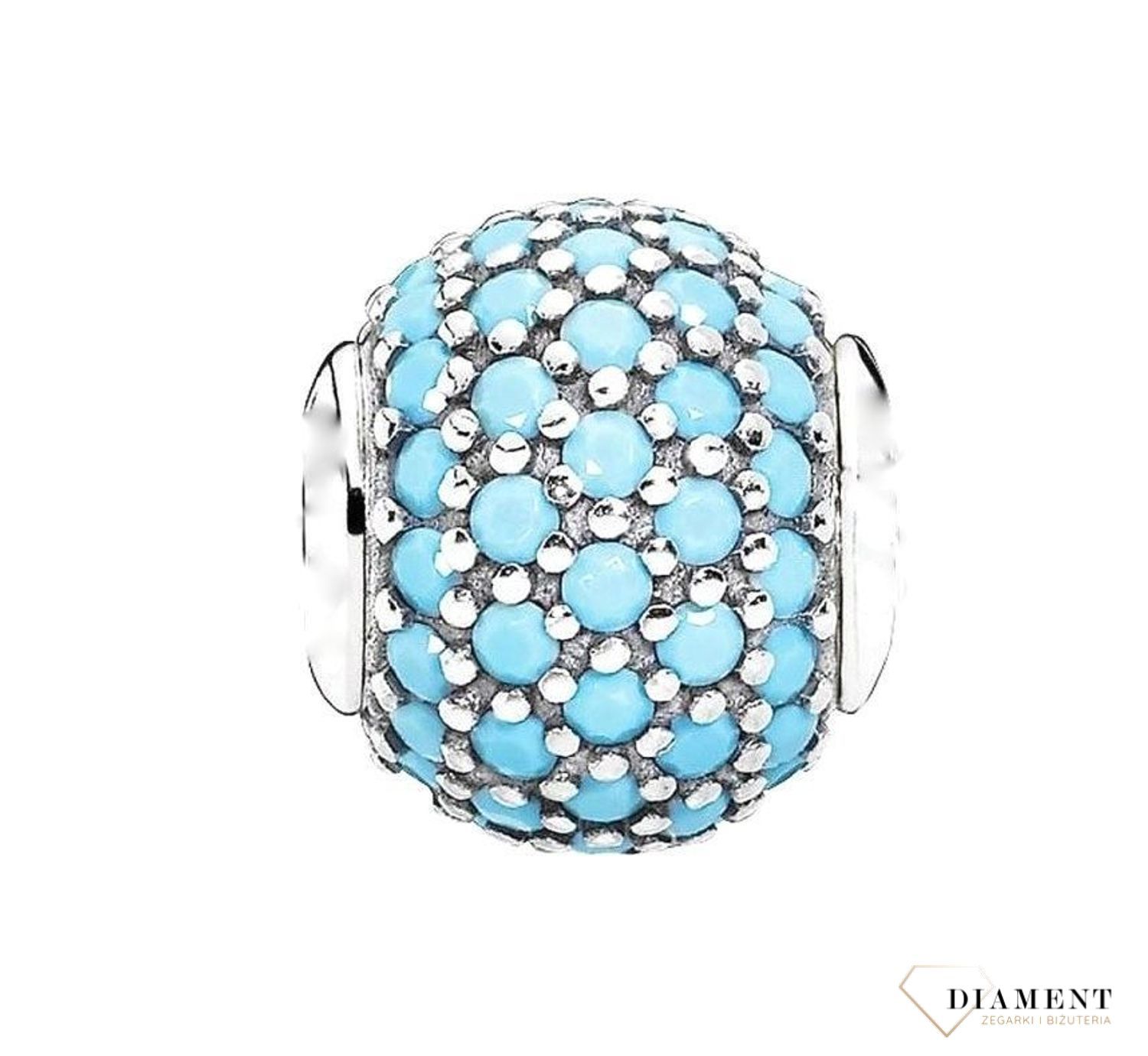 Charms Moments Niebieska Mądrość Pave.jpg