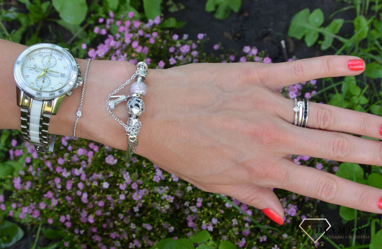 Charms Moments Różowe Bijące Serce.jpg