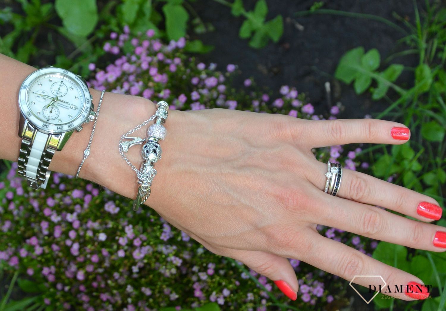 Charms Moments Różowe Bijące Serce.jpg