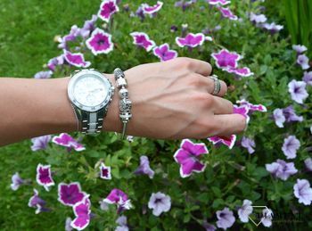 Charms Moments Czarne Serce Pave ✓ Bransoletki typu Pandora..JPG