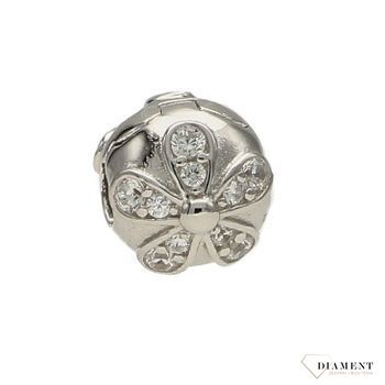 Charms do bransoletki kwiatek z cyrkonii DIA-CHA-0155-925.jpg