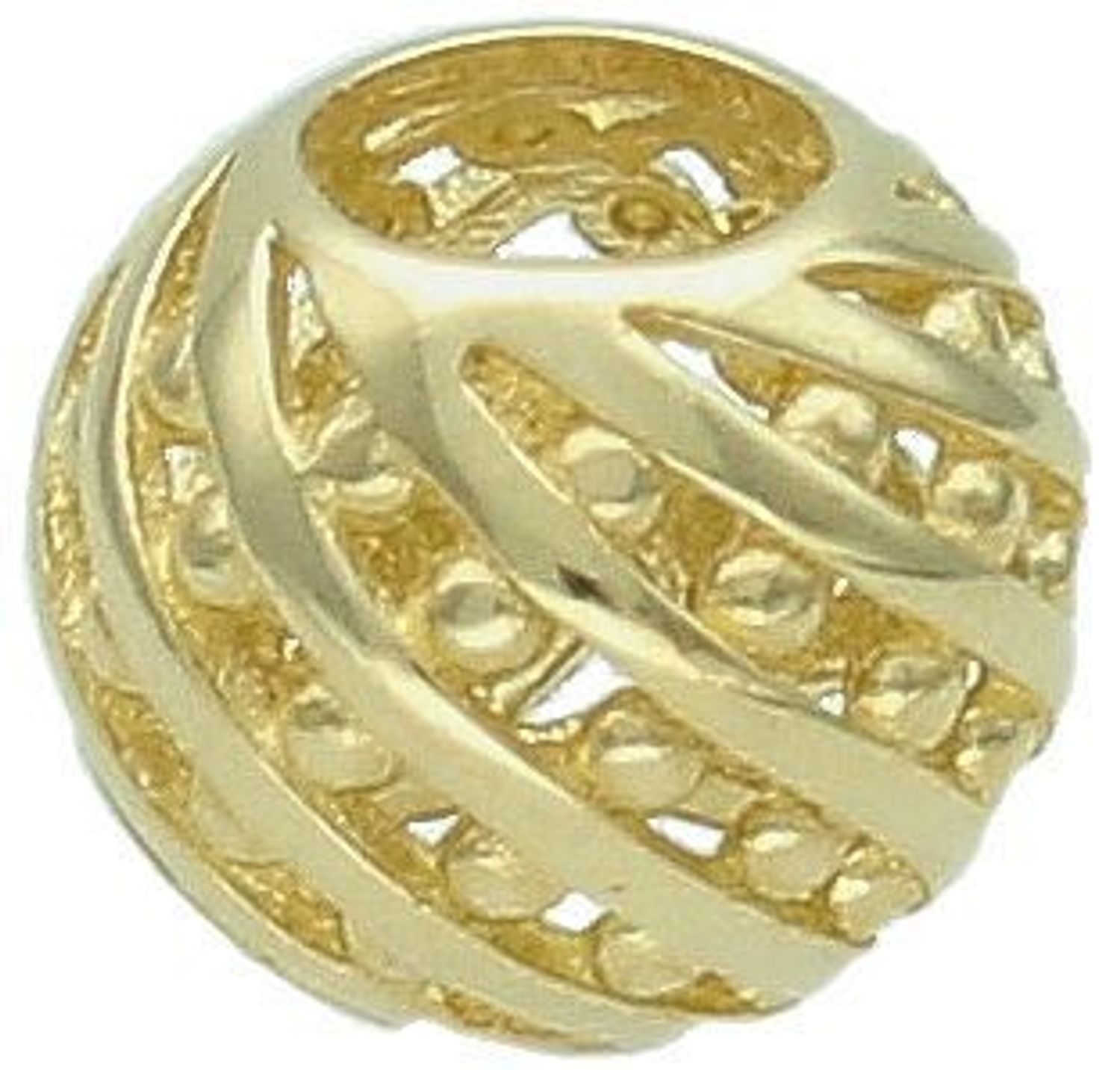 Złoty charms do bransoletki typu Pandora ażurowy pr 585, DIA-CHA-11023-585 Złoty charms do bransoletki typu Pandora ażurowa. Modny charms do bransoletki. Ponadczasowa biżuteria w formie charmsów do bransoletki,1.jpg