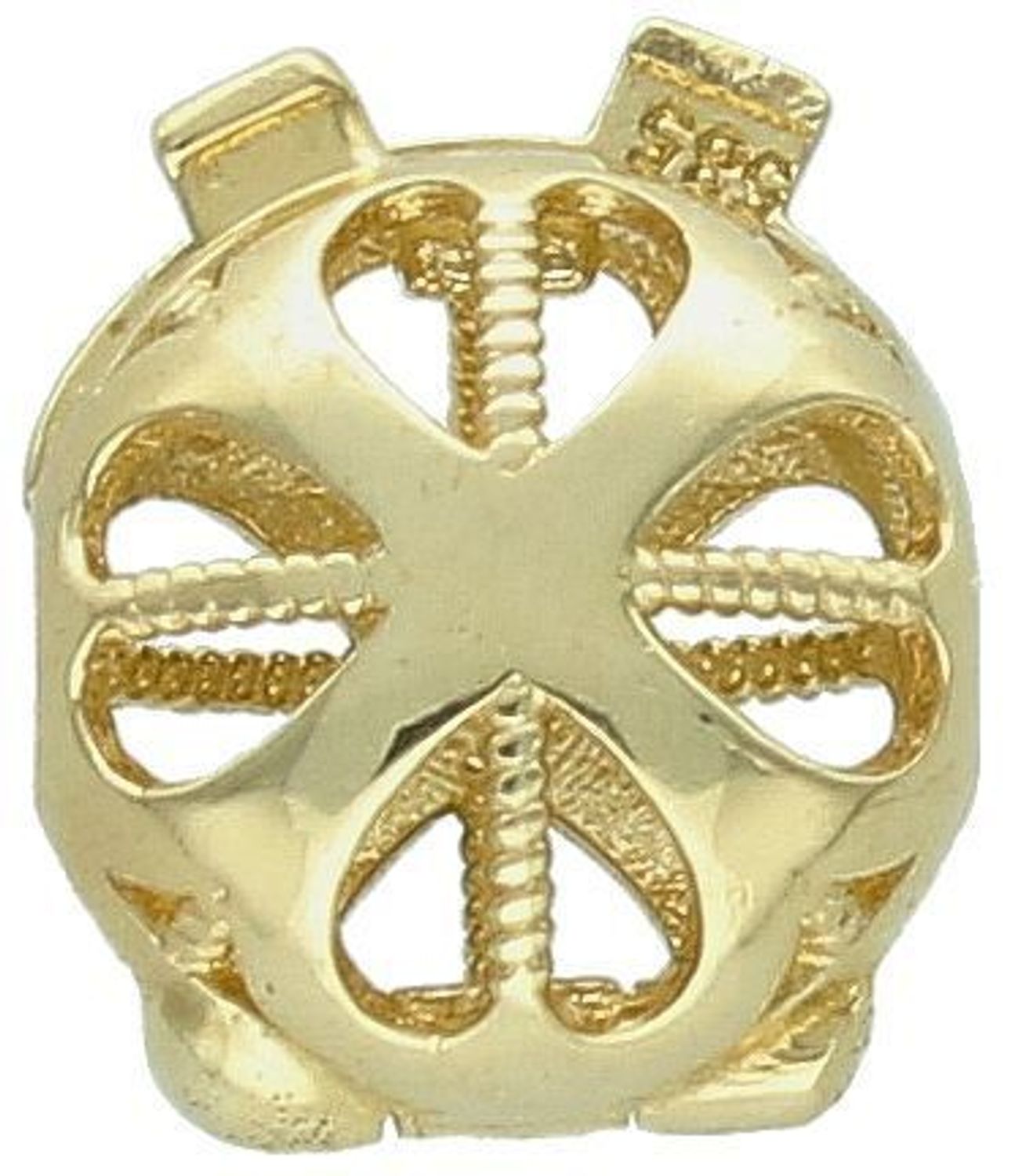 Złoty charms do bransoletki typu Pandora klips ażurowy pr 585, DIA-CHA-11024-585 złoty charms klips do bransoletki typu Pandora ażurowy. Modny charms do bransoletki. Ponadczasowa biżuteria w formie charmsów do bransoletki1.jpg