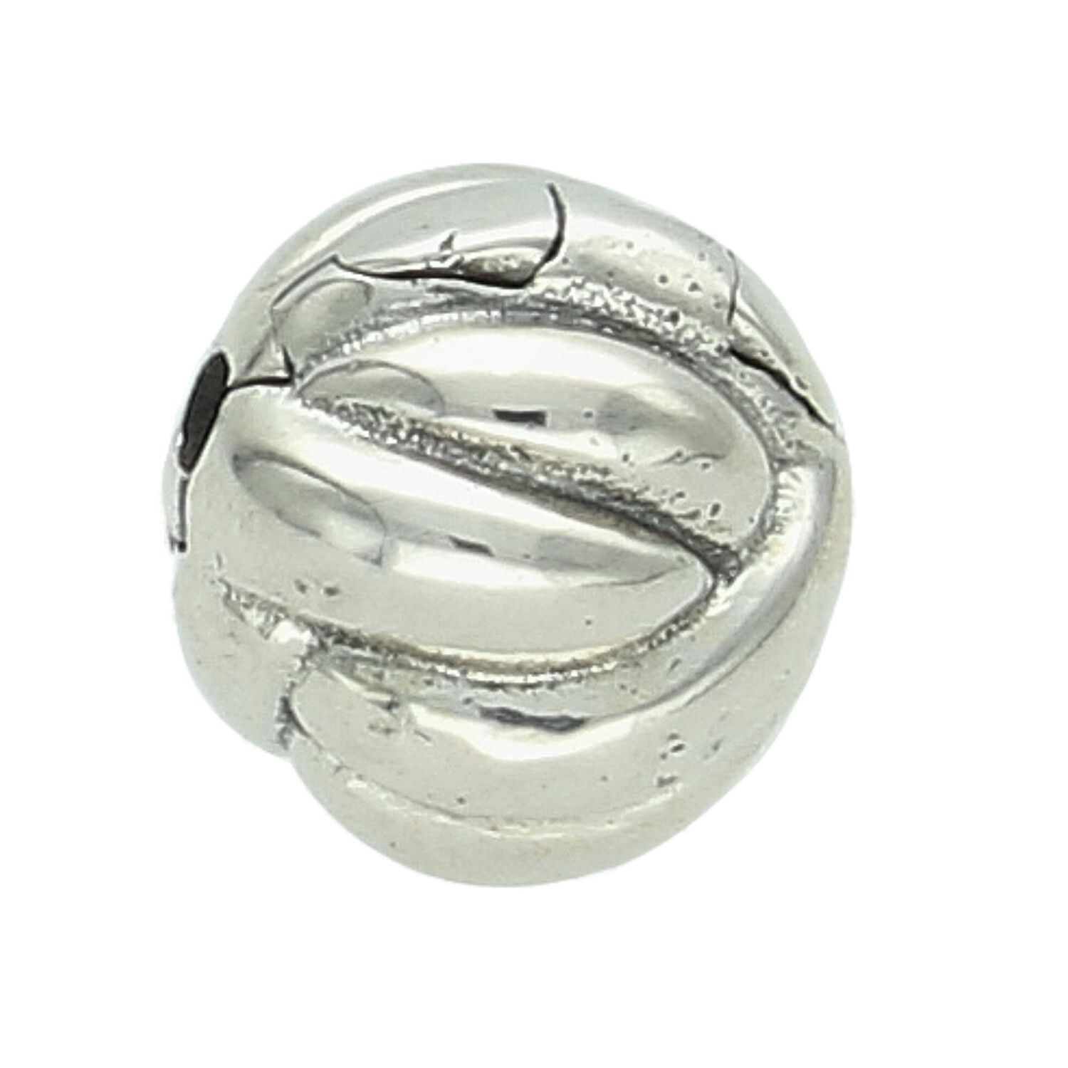 Elegancki charms srebrny DIA-CHA-13840-925 wykonany ze srebra próby 925. Okrągły kształt, dekoracyjny wzór, średnica 1,0 cm i waga 2,56 g. Idealny do bransoletek modułowych i na prezent.1.jpg