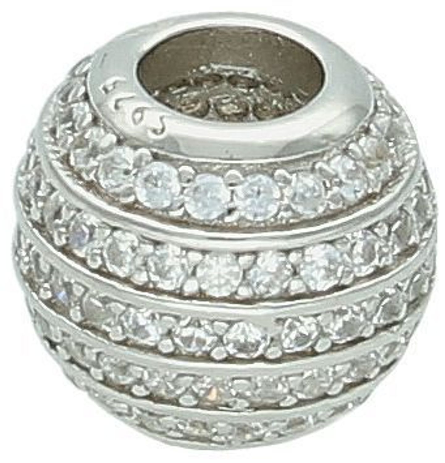 Charms Moments srebrny 925 ozdobiony dookoła białymi cyrkoniami DIA-CHA-1818-925 1.jpg