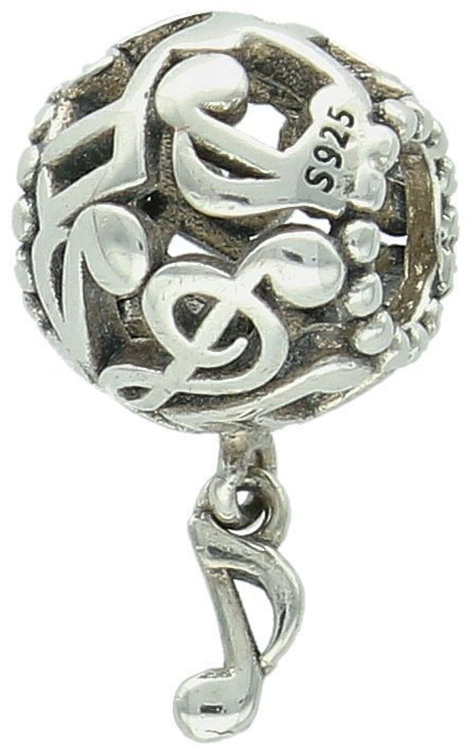 Charms Moments srebrny 925 Klucz Wiolinowy DIA-CHA-1865-925.Charms z motywem muzycznym, kluczem wiolinowym. Zawieszka wykonana została ze srebra próby 925. Charms do bransoletki modułowej. 1.jpg