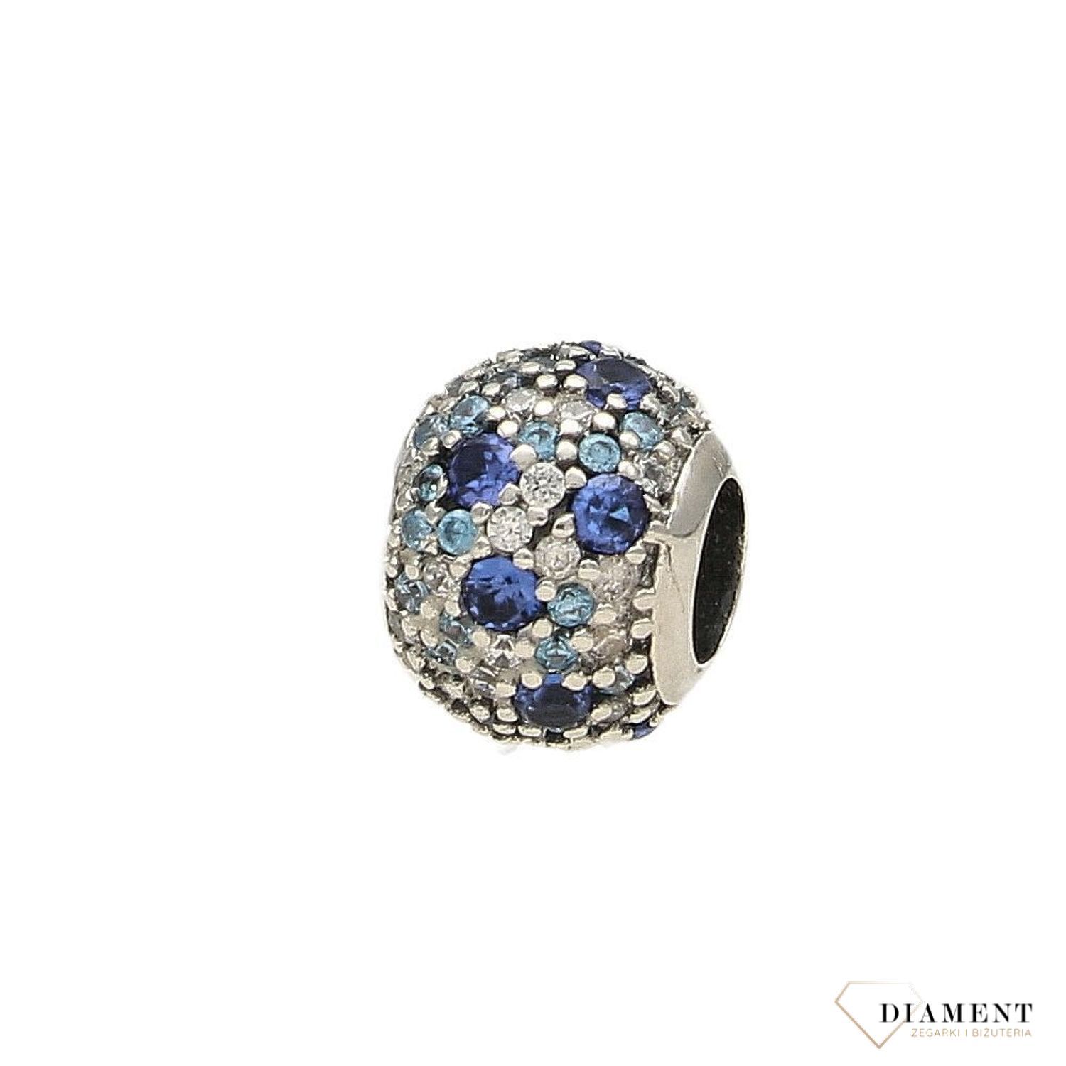 Charms Moments okrągły niebieska cyrkonia DIA-CHA-2432-925.jpg
