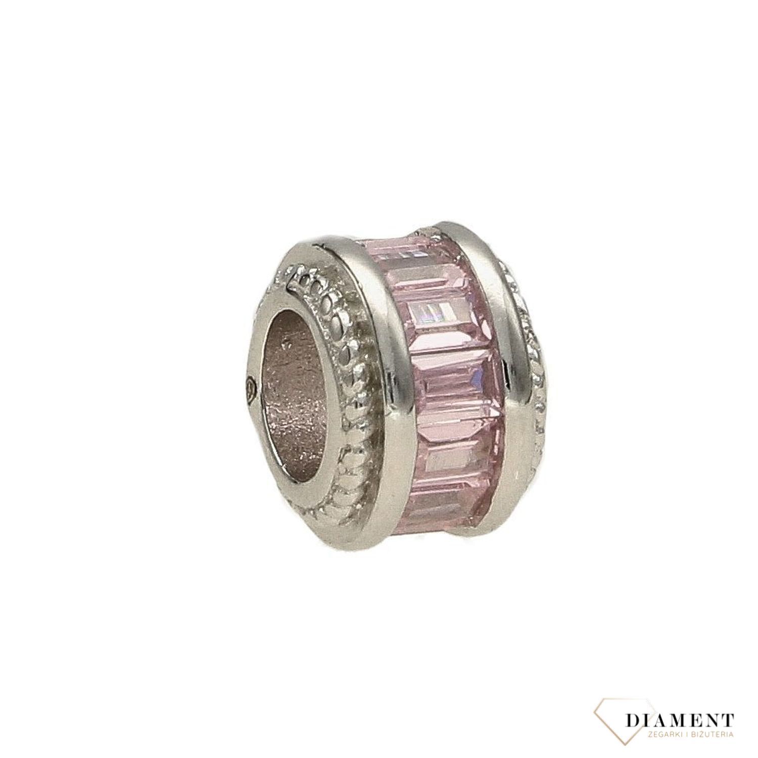 Charms Moments okrągły Różowe kryształy DIA-CHA-3747-925.jpg