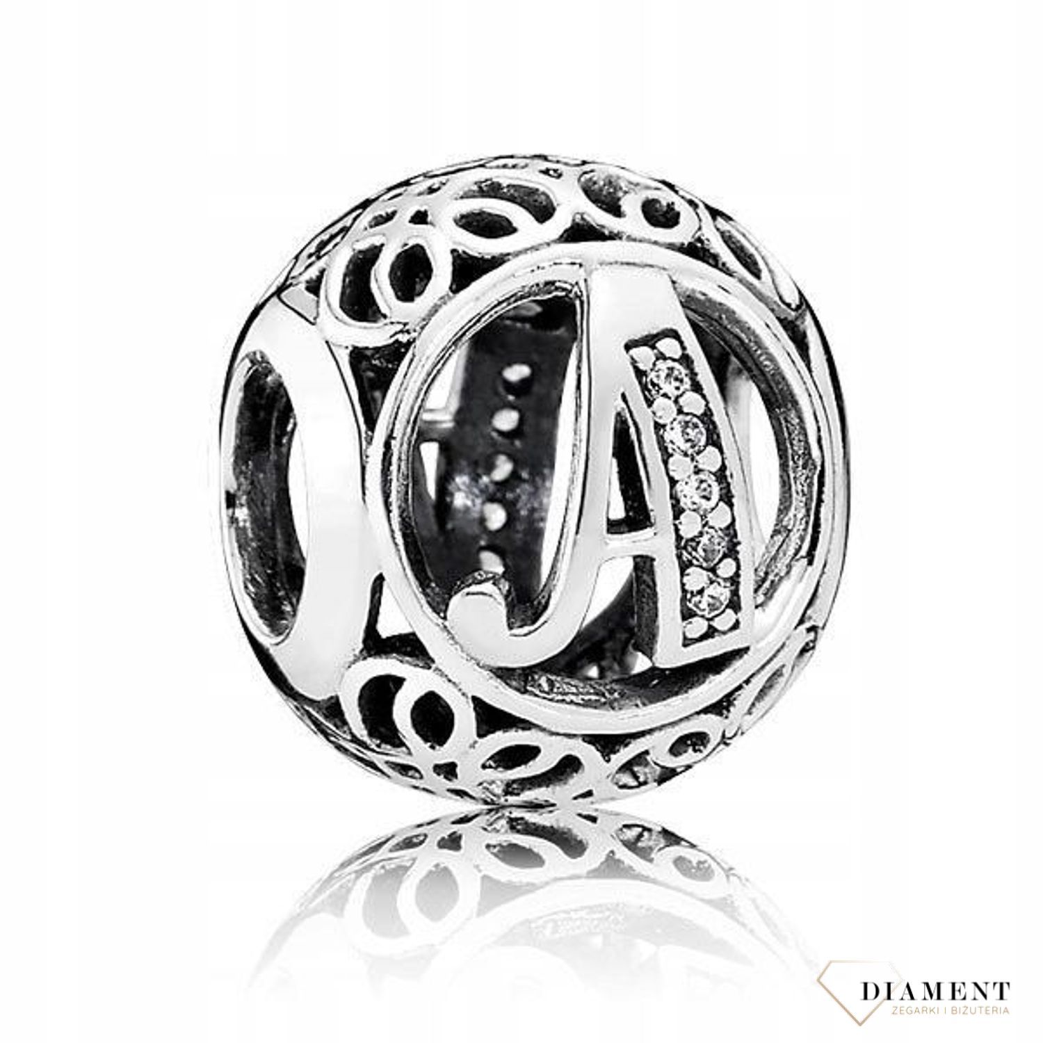 Charms Moments Okrągły Literka A DIA-CHA-3749A-925.jpg