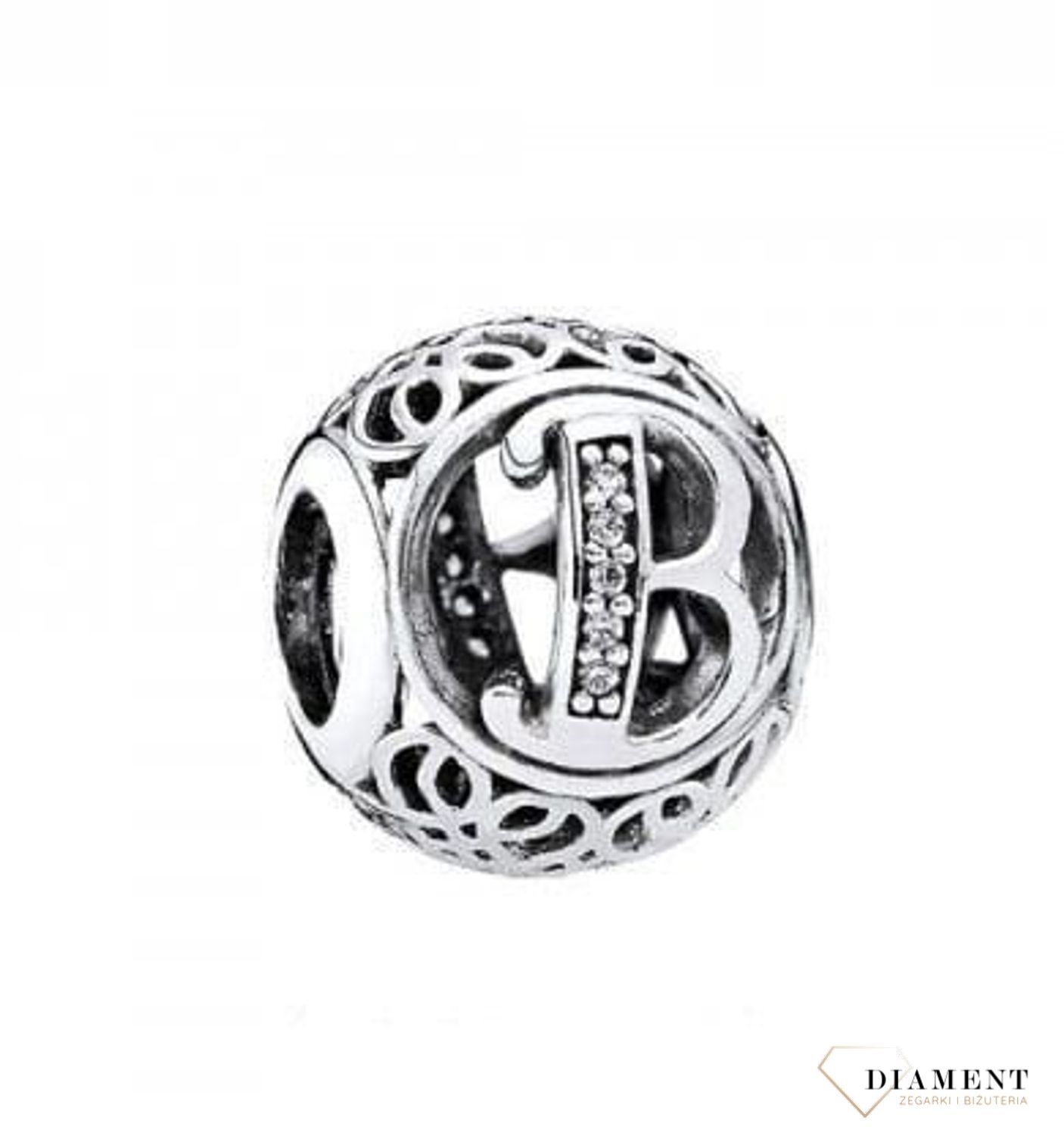 Charms Moments Okrągły Literka B DIA-CHA-3749B-925vvvvvvvb.jpg
