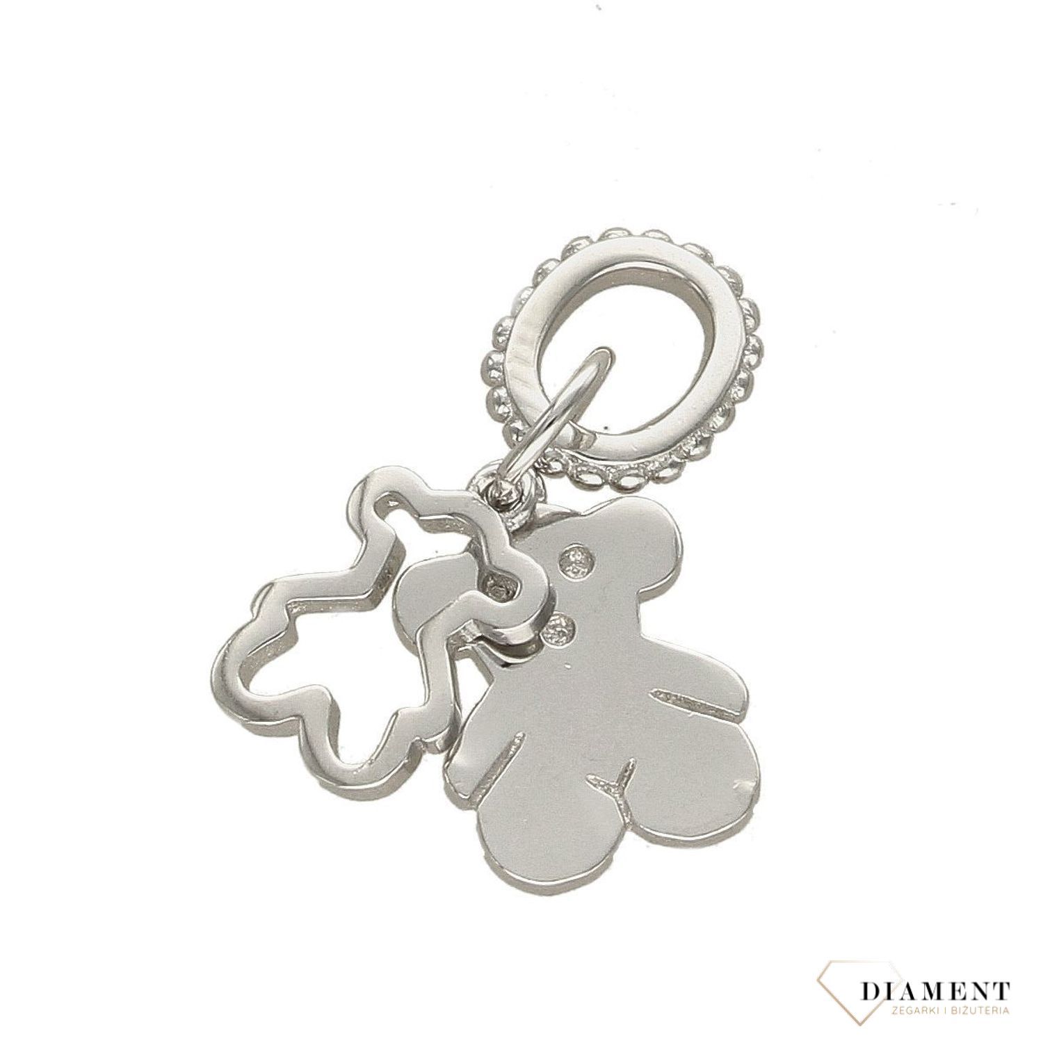 Charms Moments okrągły z dwoma Misiami DIA-CHA-3766-925.jpg