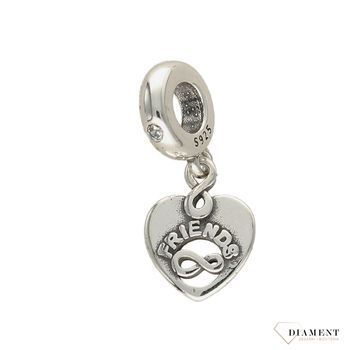 Charms Moments Serce z napisem 'Friends Forever' DIA-CHA-3780-925.jpg