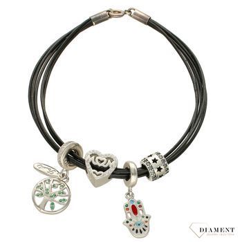 Charms Moment 'Serce z napisem MOM'. Modny charms do bransoletki. Ponadczasowa biżuteria w formie charmsów do bransoletki, pozwalająca każdej kobiecie skomponować bransoletkę wedle własnych upodobań (5).jpg