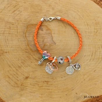 Modny charms do bransoletki Charms Moments 'Wiszące podwójne serduszka z cyrkonią'. Ponadczasowa biżuteria w formie charmsów do bransoletki, pozwalająca każdej kobiecie skomponować bransoletkę wedle własn (5).jpg