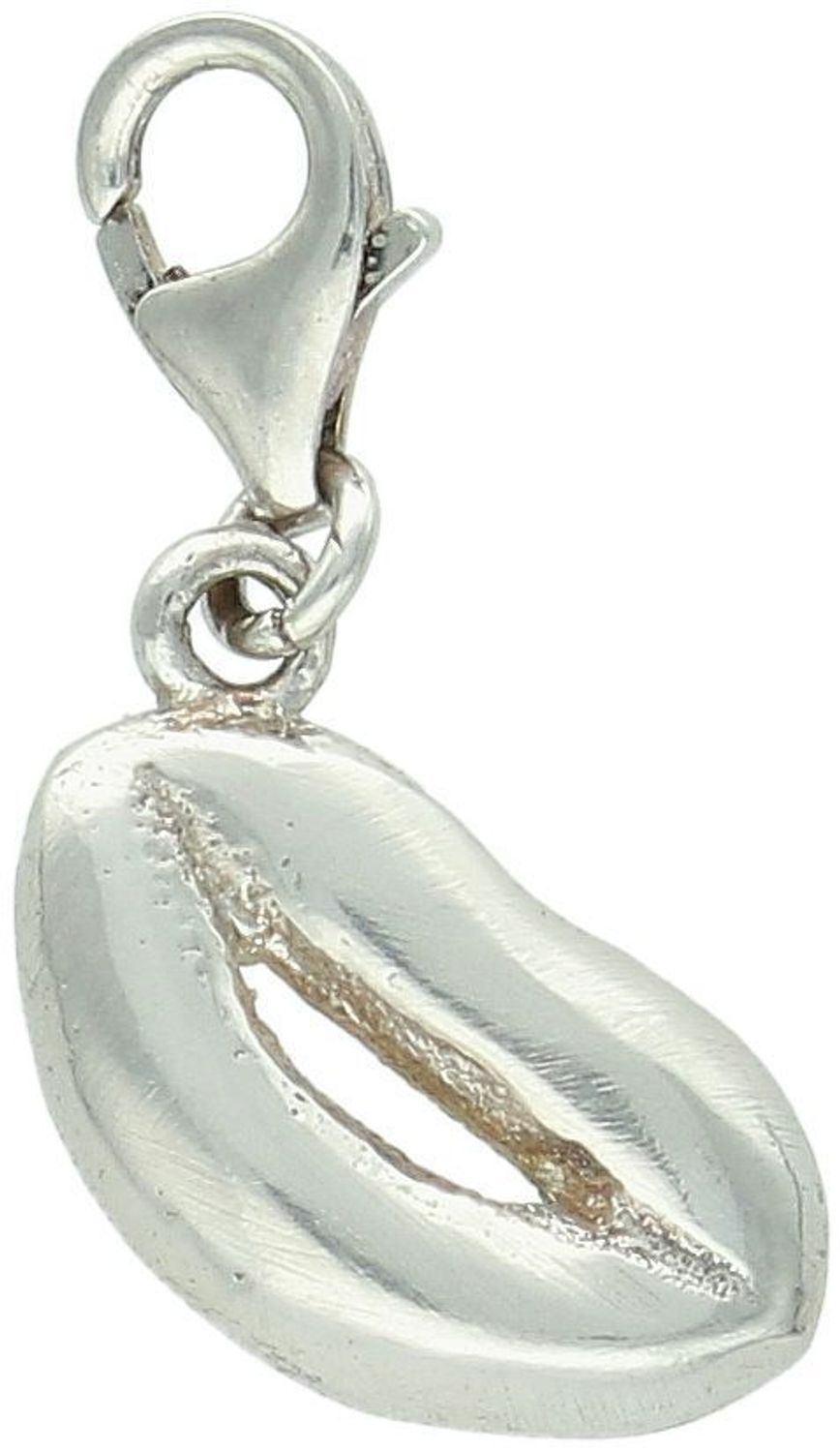 Srebrna zawieszka charms w kształcie ust, próba 925, zapięcie na karabińczyk. Waga 1,33 g, rozmiar 9 mm x 2,5 cm. Modny dodatek do bransoletki lub łańcuszka1.jpg