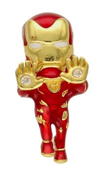 Srebrny charms 925 Iron Man DIA-CHA-9486-925. Srebrny charms w czerwonej kolorystyce z motywem Iron Mana z bajki Disneya. Zawieszka wy (1).jpg