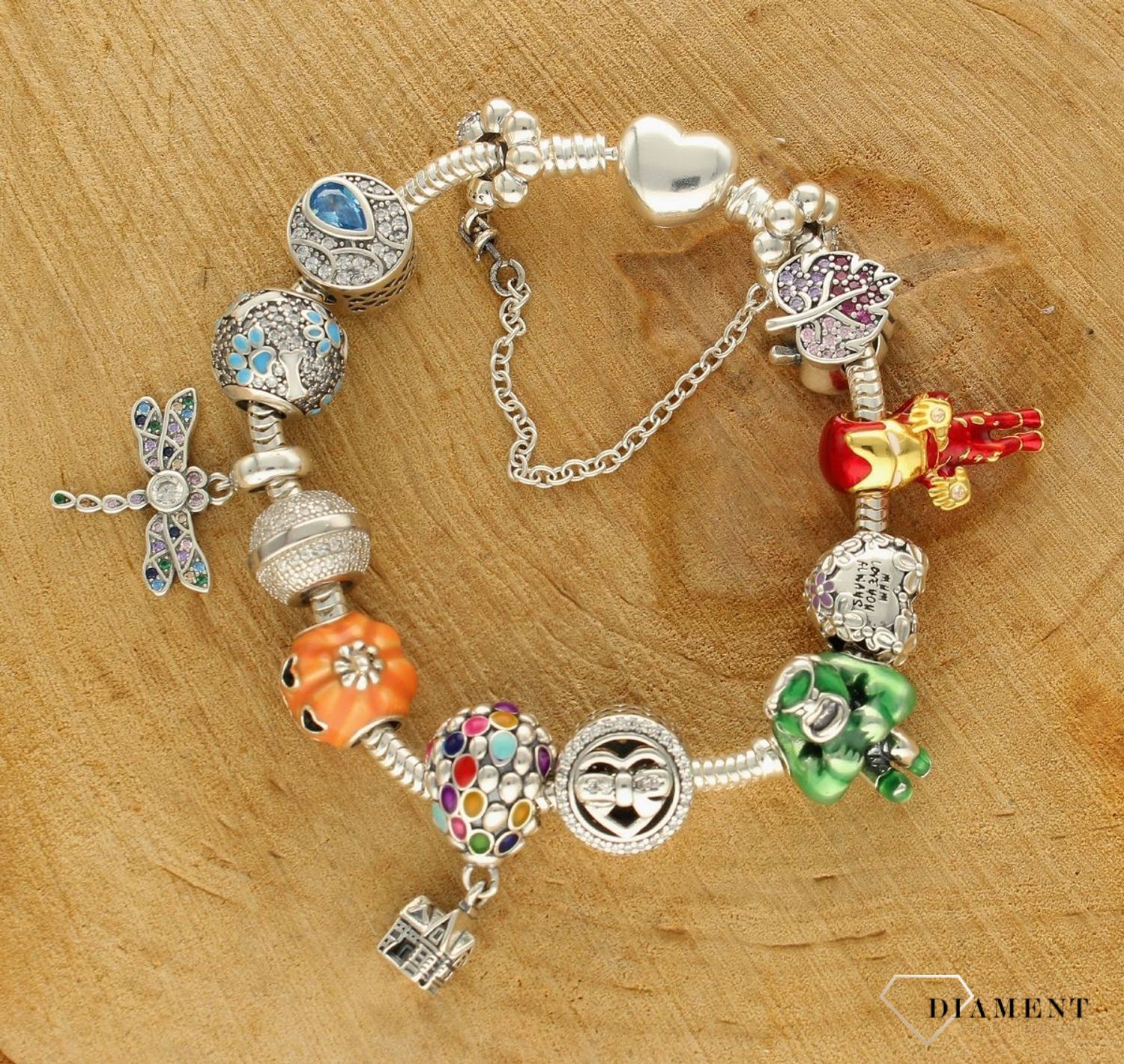 Srebrny charms 925 Balon z bajki Odlot DIA-CHA-9487-925. Charms z motywem balona z bajki Disneya 'Odlot'. Zawieszka wykonana została (3).jpg