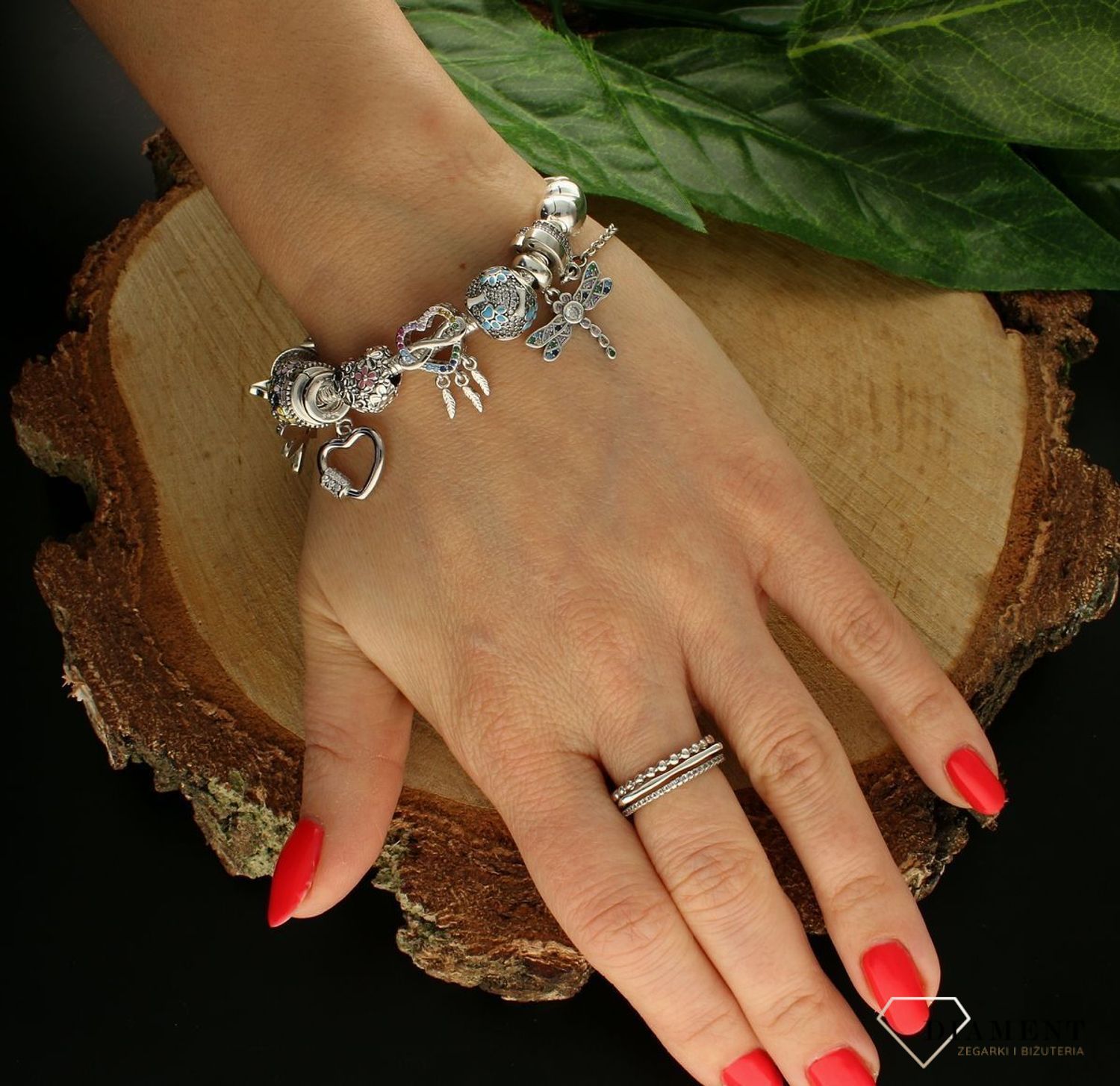 Charms Moments srebrny 925 wiszące serduszko DIA-CHA-9520-925. Charms idealny do bransoletki modułowej. Charms do bransoletki typu Pan (1).jpg