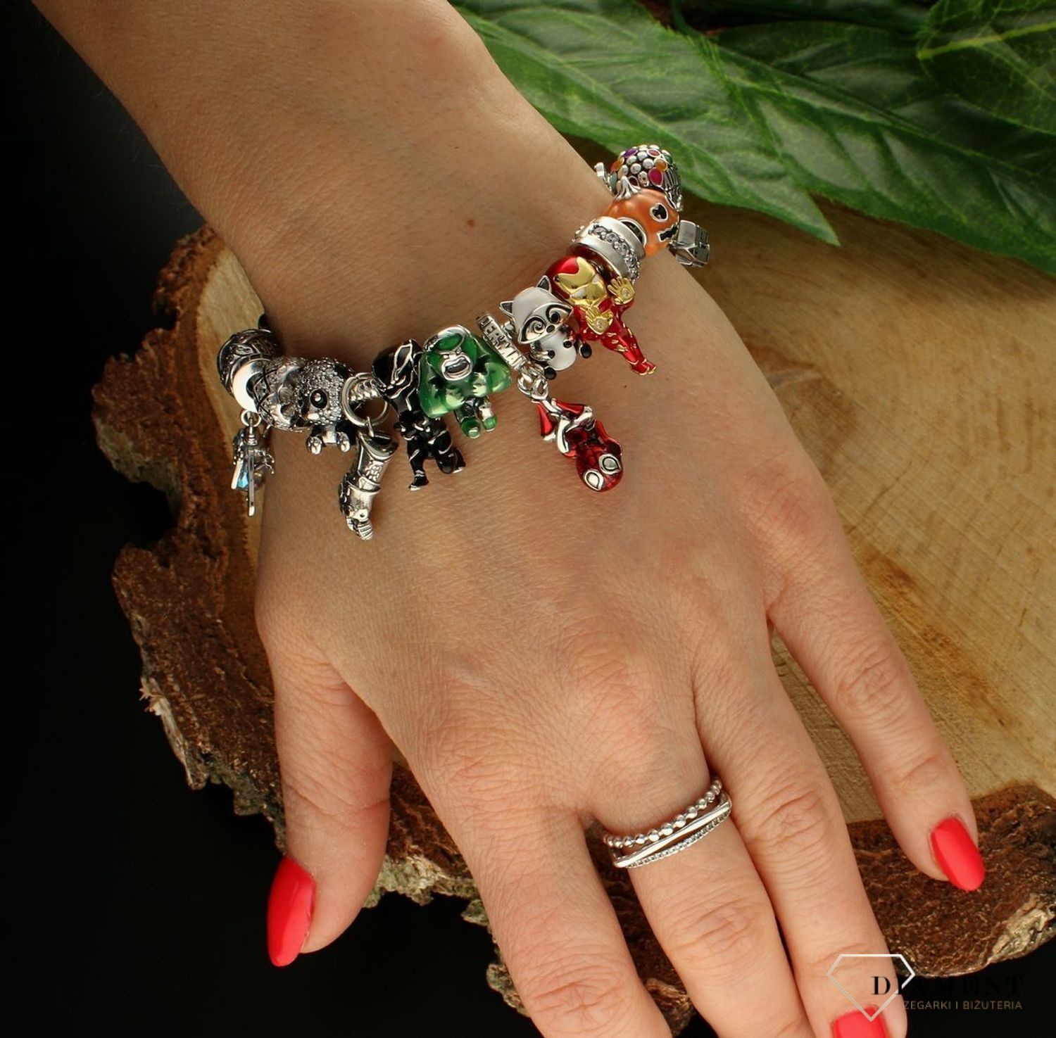 Charms Moments srebrny 925 panda ozdobiona cyrkoniami DIA-CHA-9525-925. Charms srebrny do bransoletki. Idealny charms do bransoletki t (1).jpg