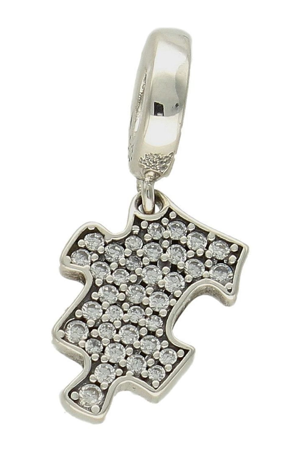 Charms Moments srebrny 925 wiszący puzzel w cyrkoniach DIA-CHA-9533-925.  Charms idealny do bransoletki modułowej. Charms do bransolet (1).jpg