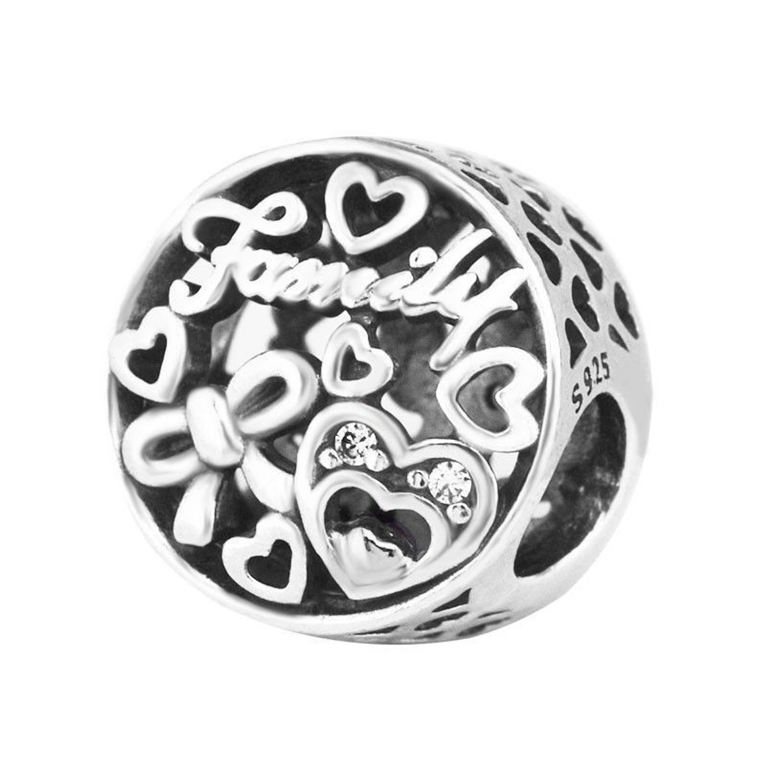 Charms Moments srebrny 925 okrągły z serduszkami Family DIA-CHA-CH300422-925 (2).jpg
