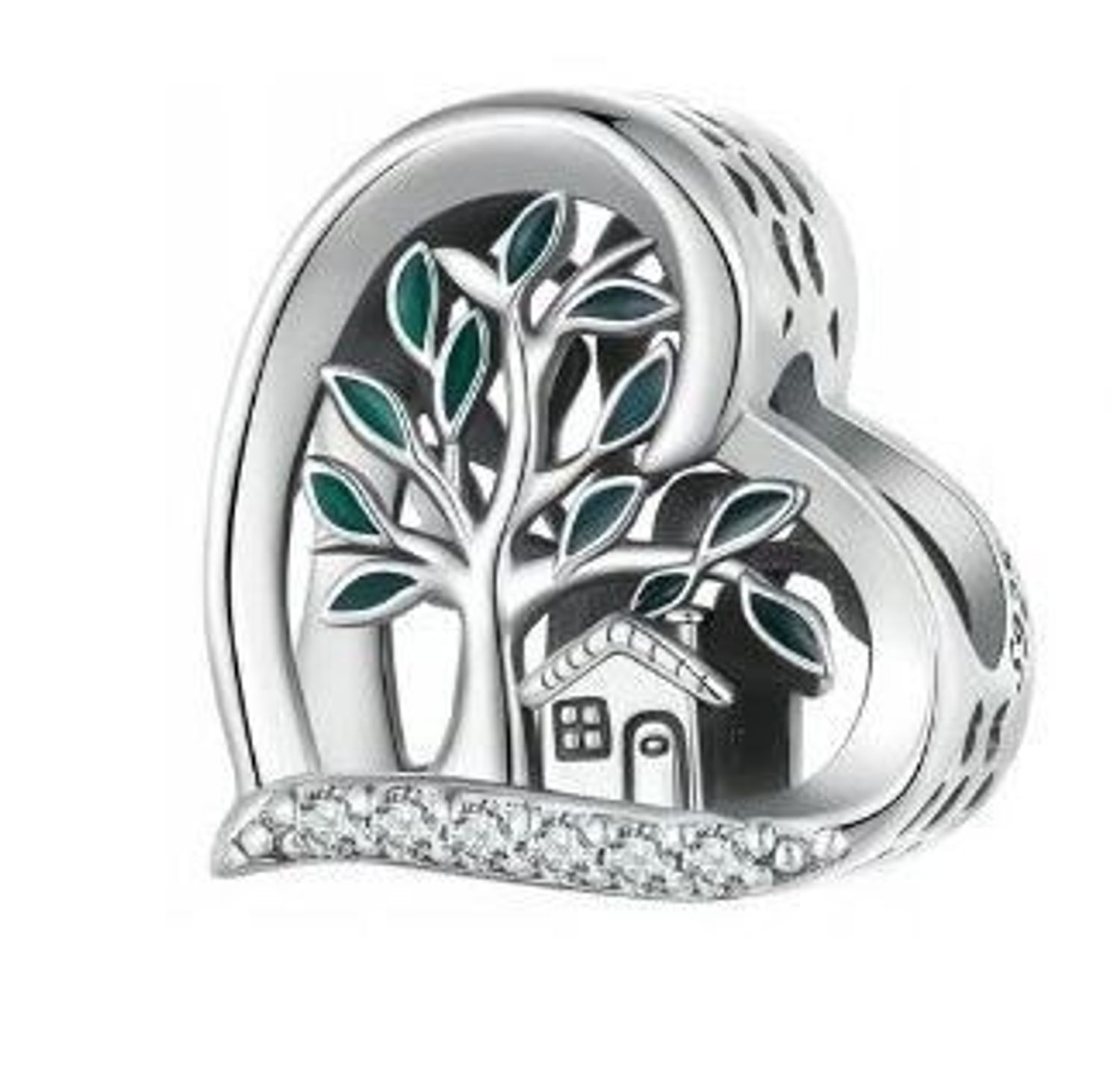 charms-srebrny-ag-925-drzewko-w-sercu-Charms serce próba 925, DIA-CHA-IM0470424CH-925 Ponadczasowa biżuteria w formie charmsów do bransoletki.jpg