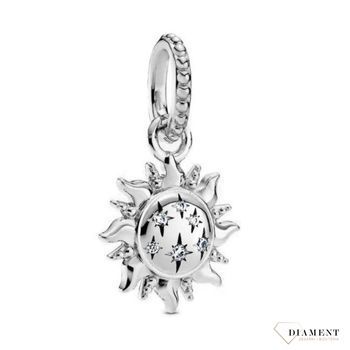 Charms Moments srebrny 925 Słońce DIA-CHA-IM0490123CH-925. Srebrna zawieszka damska. Zawieszka do bransoletki. Srebrna zawieszka charms. Charms do bransoletki modułowej. Charms do bransoletki typu Pandora. Charms na prezent3.jpg