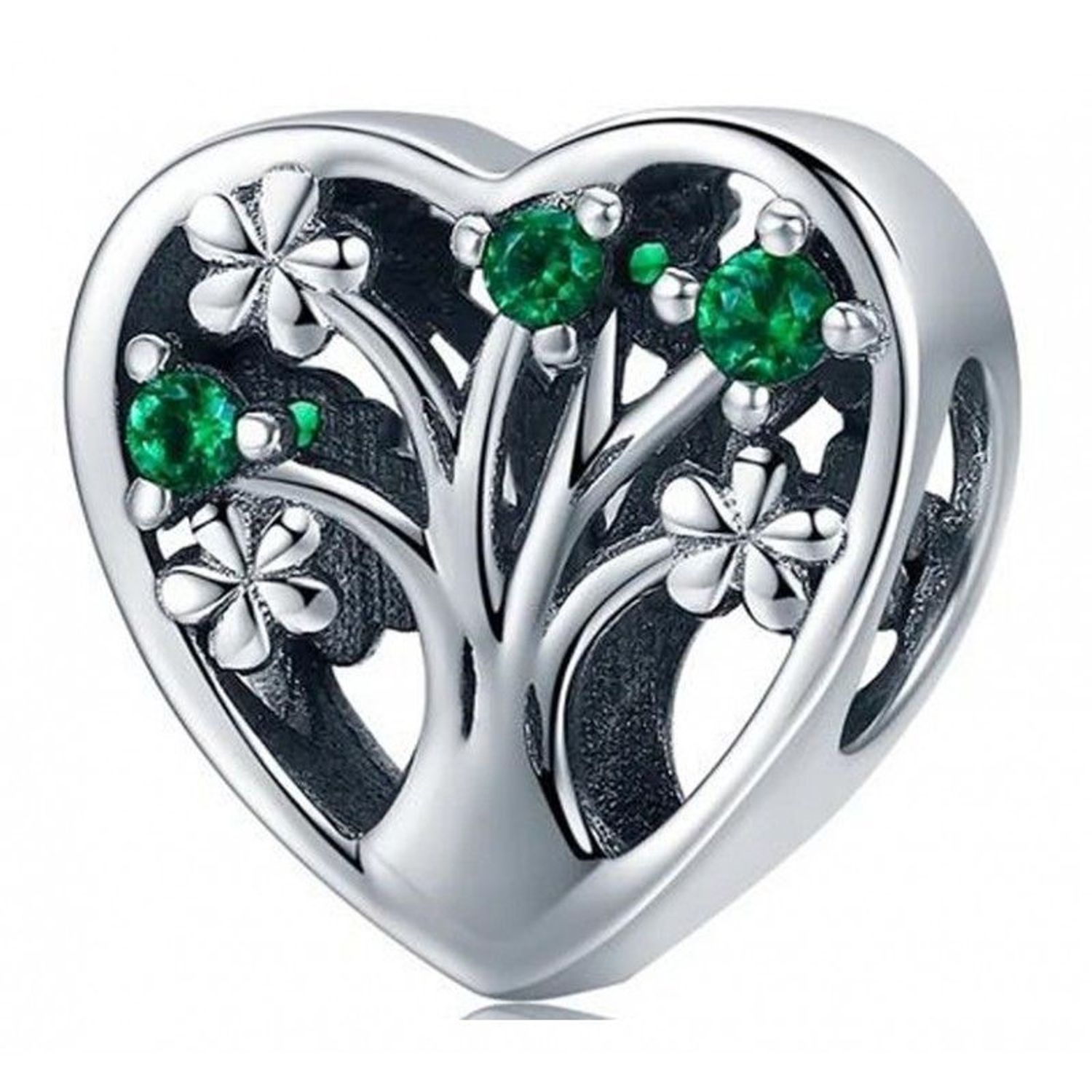 Charms Moments srebrny 925 drzewko szczęścia w sercu DIA-CHA-IM0530623CH-925. Charms do bransoletki modułowej. Charms serduszko z motywem drzewka szczęścia. Charms do bransoletki Pandora serce. Charms z drzewkiem szczęścia na prezent..jpg