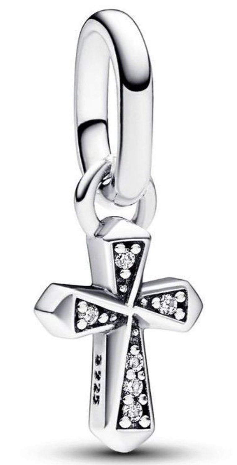 Charms Moments srebrny 925 krzyżyk DIA-CHA-IM2280224CH-925. Srebrna zawieszka do bransoletki. Zawieszka charms do bransoletki modułowej. Charms srebrny krzyżyk. Srebrny charms do bransoletki typu Pandora. Srebrne charms na prezent..jpg