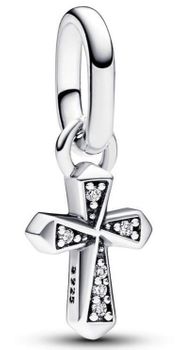 Charms Moments srebrny 925 krzyżyk DIA-CHA-IM2280224CH-925. Srebrna zawieszka do bransoletki. Zawieszka charms do bransoletki modułowej. Charms srebrny krzyżyk. Srebrny charms do bransoletki typu Pandora. Srebrne charms na prezent..jpg