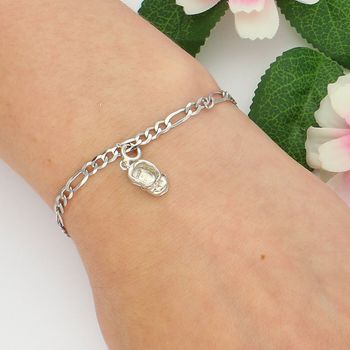 Srebrna rodowana zawieszka charms z karabińczykiem — bucik 925g (2).jpg