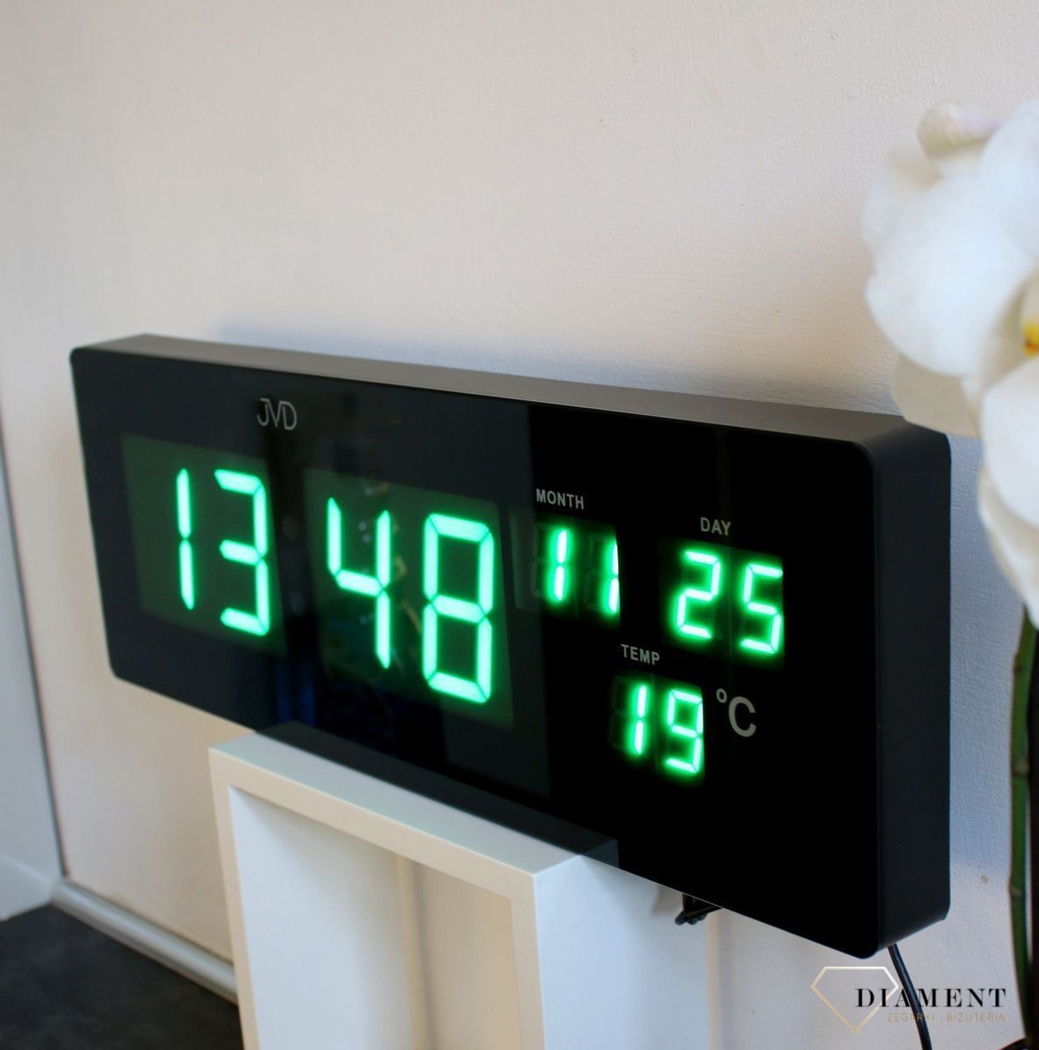 Zegar ścienny z wyświetlaczem LED datownik JVD DH2.1.jpg