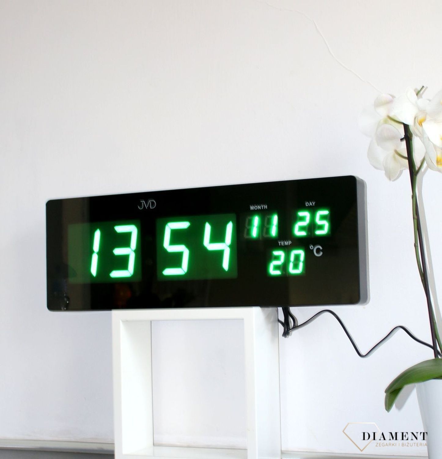 Zegar ścienny z wyświetlaczem LED datownik JVD DH2.1.jpg