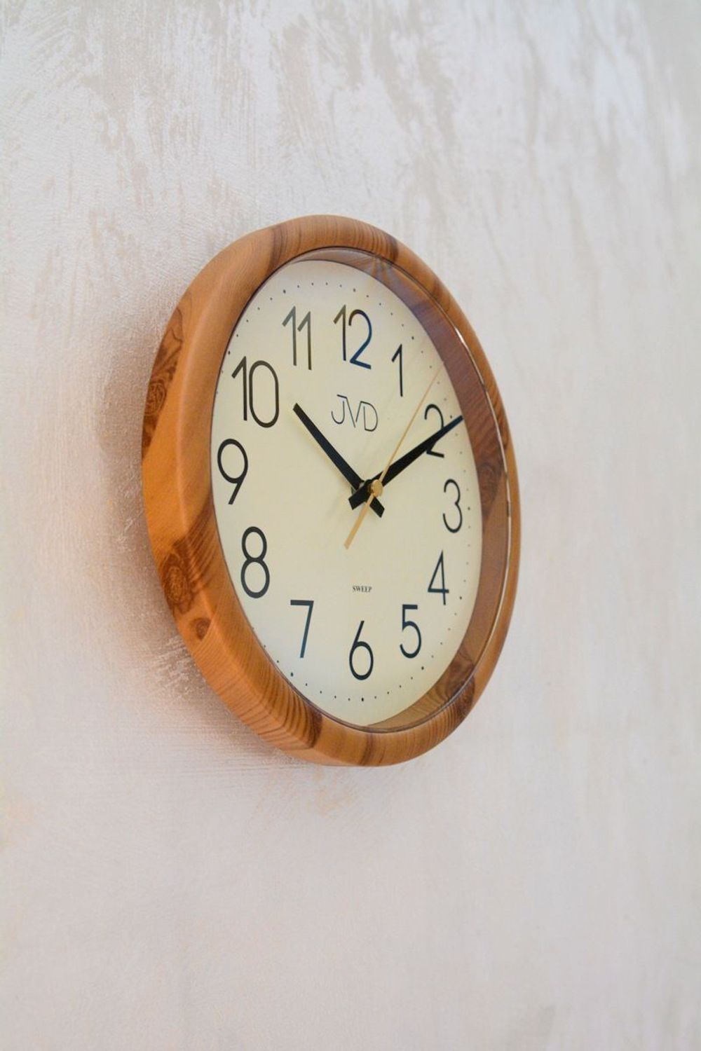 Zegar ścienny H608.2 JVD z cichym mechanizmem - imitacja drewna JVD.jpg